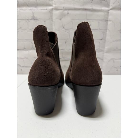 Women's CROCS Leigh Wedge Chelsea ankle boot like new Size 11w - Picture 3 of 9